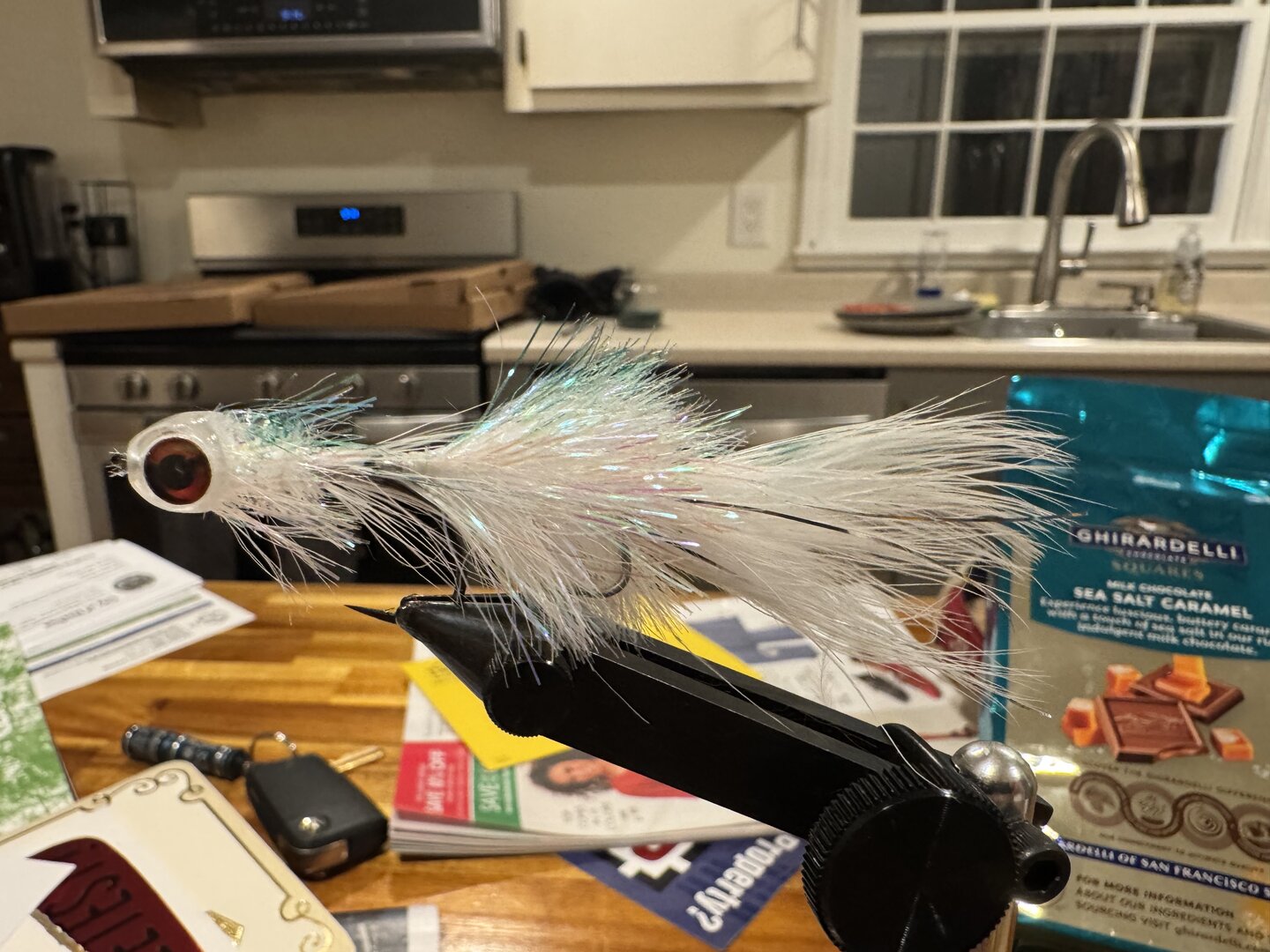 Saltwater baitfish streamer