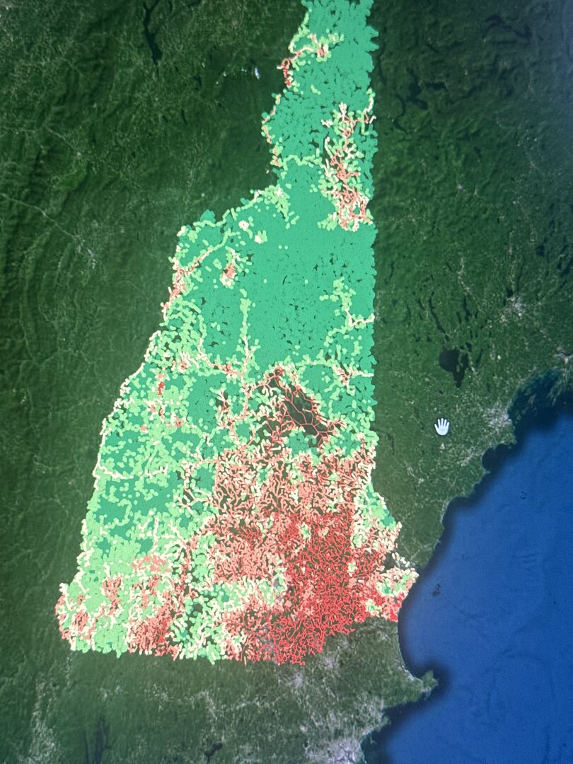 Forest cover map